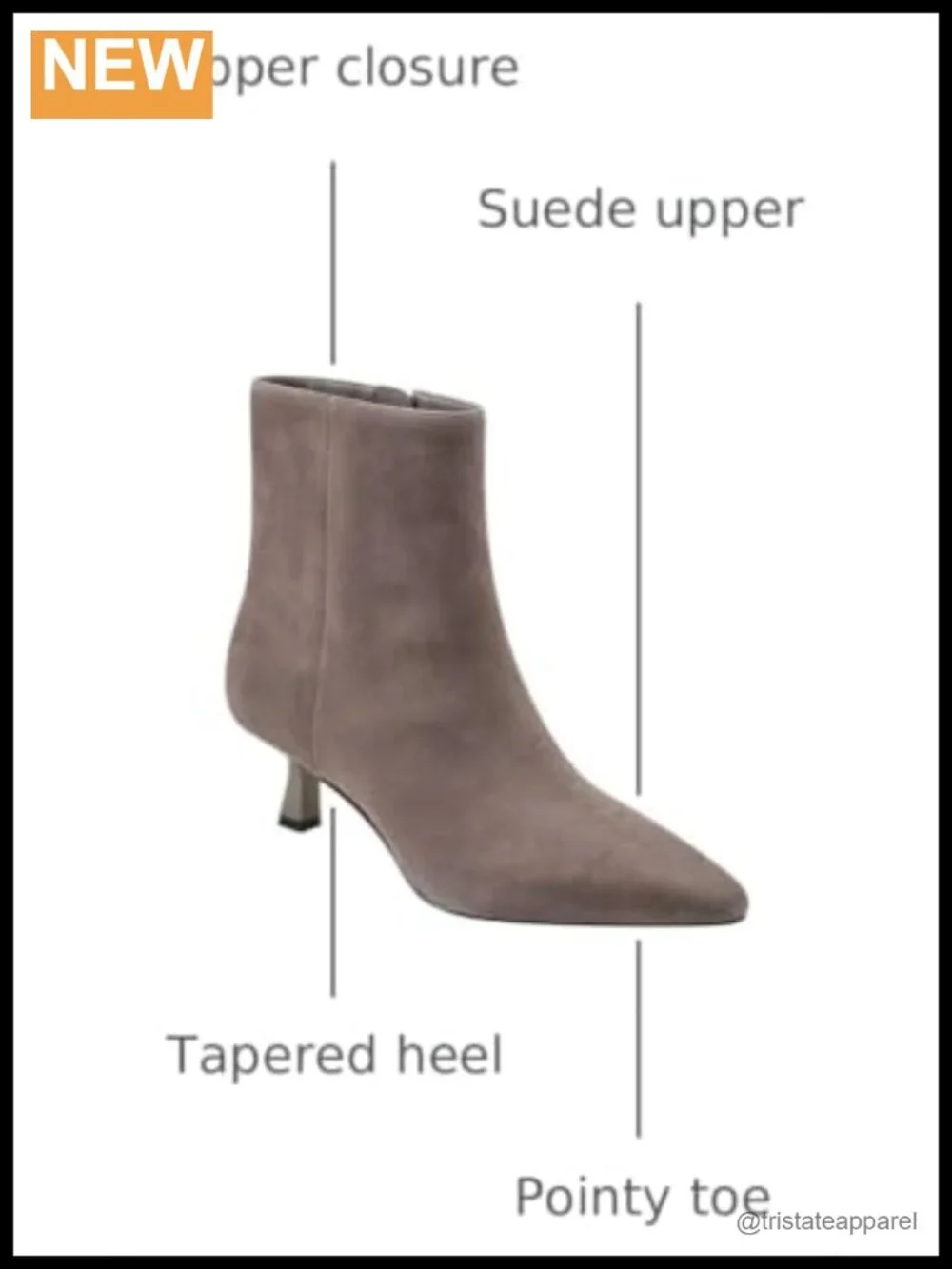 N/A sleek suede